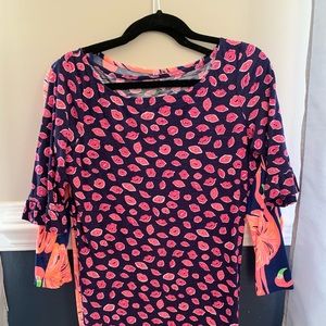 Lilly Pulitzer medium Bocce Valentine’s Dress